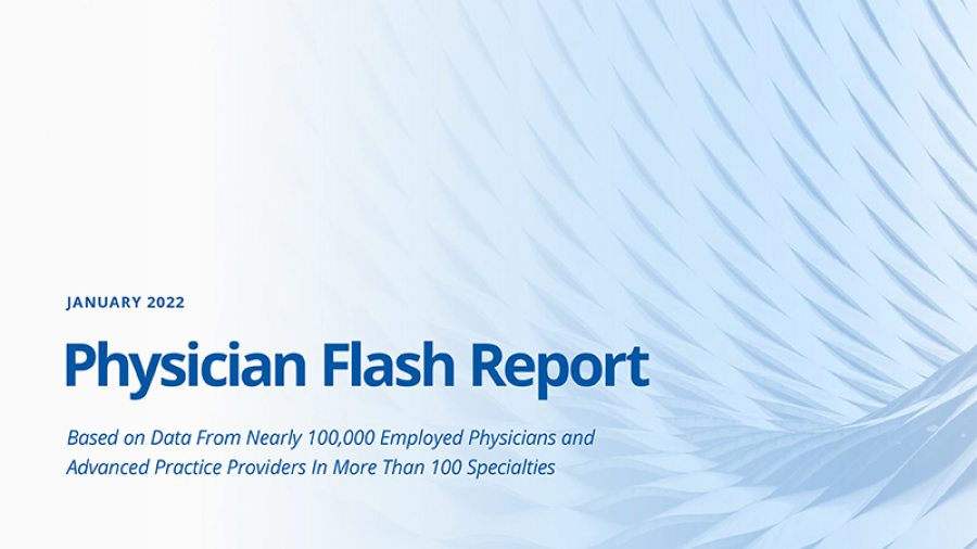 January 2022 Physician Flash Report cover