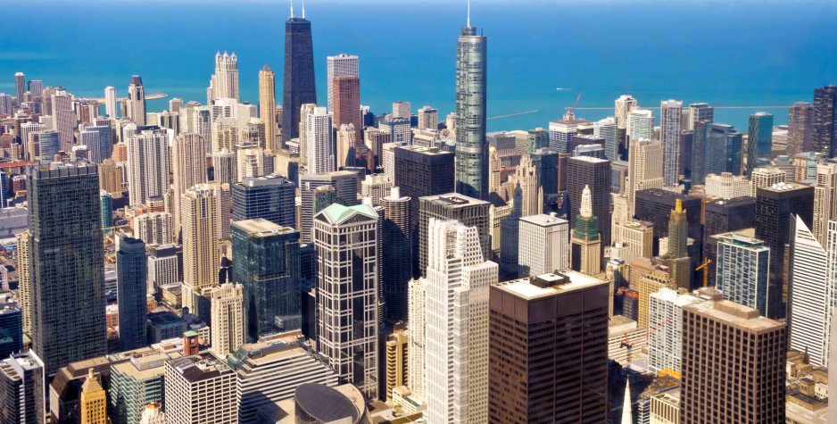 Chicago building skyline